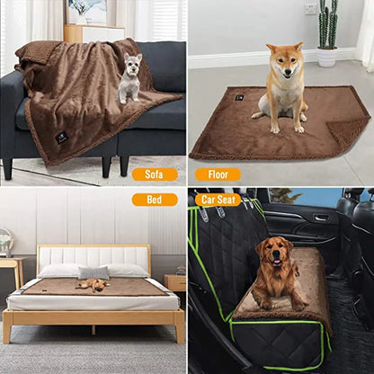 Waterproof Reversible Pet Blanket