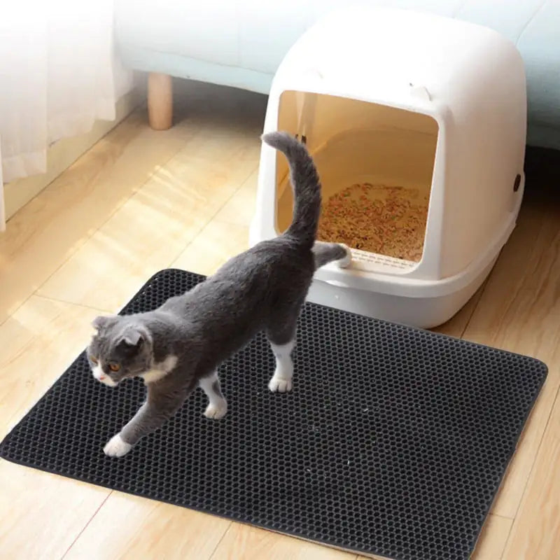 Double Layer Waterproof Cat Litter Mat