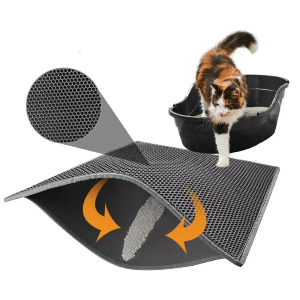 Double Layer Waterproof Cat Litter Mat