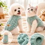 Soft Cozy Cat Clothes Autumn Winter Warm Fleece Sweatshirt for Small Dogs Puppy Kitten Jacket Coat Pet Sphynx Costume Sweater - imagen 11