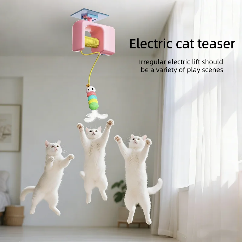 Juguete Eléctrico para Gatos – 2 Cuerdas Interactivas