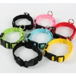 Nylon LED Night Safety Flashing Glow In The Dark Dog Leash Dogs Luminous Fluorescent Pet Dog Collar - imagen 16