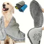 Toalla absorbente de secado rápido para mascotas - imagen 11