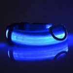 Nylon LED Night Safety Flashing Glow In The Dark Dog Leash Dogs Luminous Fluorescent Pet Dog Collar - imagen 17
