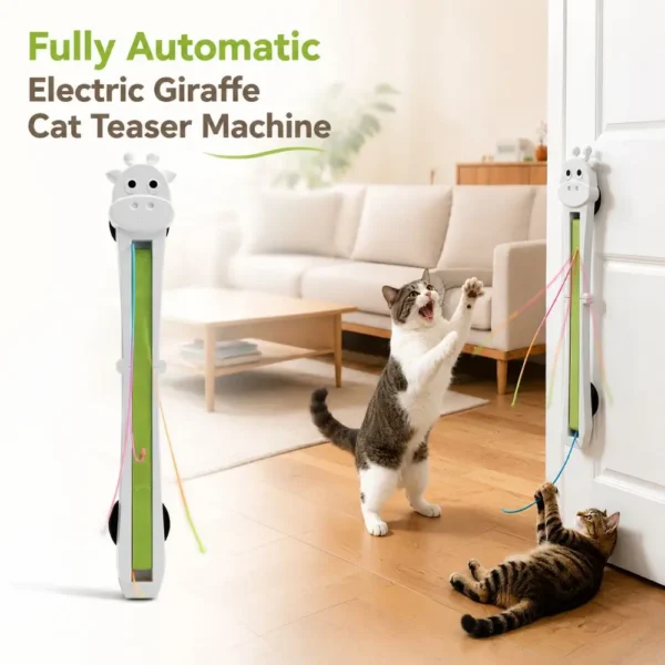 Juguete automático para gatos con teaser de movimiento