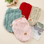 Soft Cozy Cat Clothes Autumn Winter Warm Fleece Sweatshirt for Small Dogs Puppy Kitten Jacket Coat Pet Sphynx Costume Sweater - imagen 2