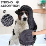 Toalla absorbente de secado rápido para mascotas - imagen 10