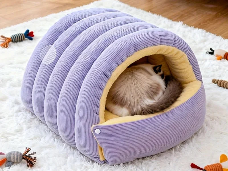 Viajar con mascotas en avión: qué preparar antes de llegar al aeropuerto Cama cueva para gatos y perros